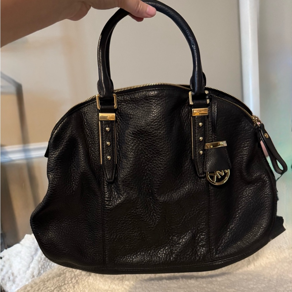 Michael Kors Black Leather Handbag